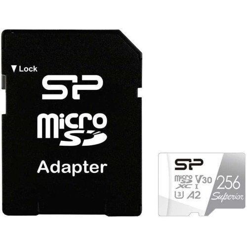 Флеш карта microSDXC 256GB Silicon Power SP256GBSTXDA2V20SP Superior + adapter