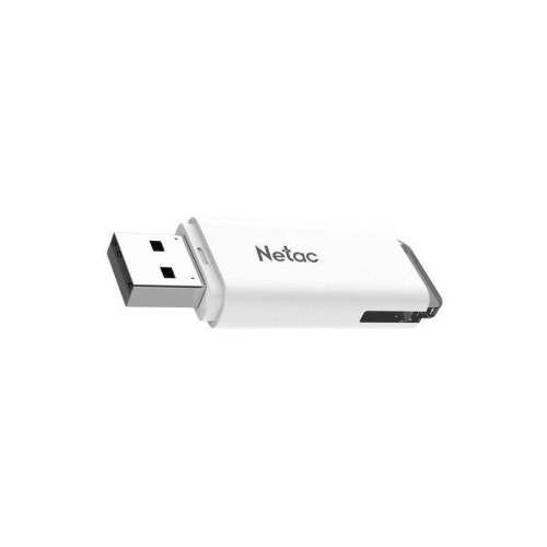 Флеш Диск Netac 64Gb U185 NT03U185N-064G-30WH USB3.0 белый