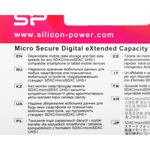 Флеш карта microSDXC 128GB Silicon Power SP128GBSTXBV1V20SP Elite + adapter