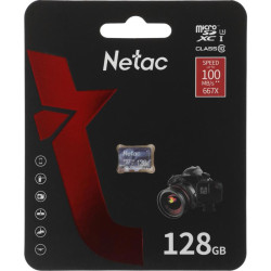 Флеш карта microSDXC 128GB Netac P500 Ultra w/o adapter