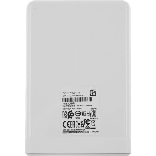 Жесткий диск A-Data USB 3.1 1Tb AHV620S-1TU31-CWH HV620S 2.5