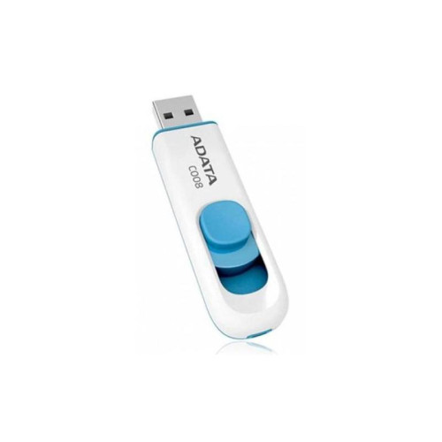 Флеш Диск A-Data 64GB Classic C008 AC008-64G-RWE USB2.0 синий/белый
