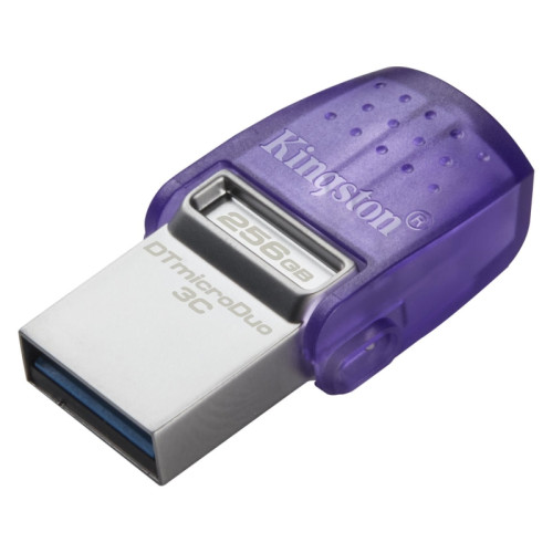 Флэш USB Kingston 256GB DataTraveler microDuo 3C 200MB/s dual USB-A + USB-C/ Kingston USB 256GB DataTraveler microDuo 3C 200MB/s dual USB-A + USB-C Флэш USB Kingston 256GB DataTraveler microDuo 3C 200MB/s dual USB-A + USB-C/ Kingston USB 256GB DataTraveler microDuo 3C 200MB/s dual USB-A + USB-C