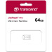 Флеш-накопитель/ Transcend 64GB JetFlash 710S (Silver) USB 3.1 R/W 90/6 MB/s