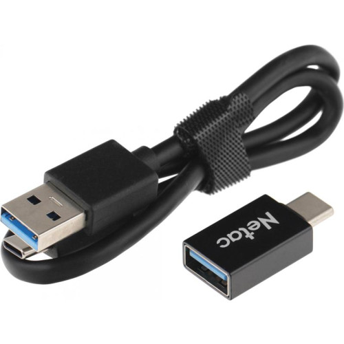 Накопитель SSD Netac USB-C 120Gb NT01Z7S-120G-32BK Z7S 2.5