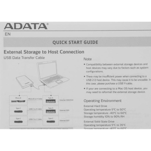 Жесткий диск A-Data USB 3.0 2Tb AHD720-2TU31-CBK HD720 DashDrive Durable 2.5