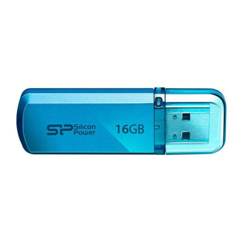 Флеш Диск Silicon Power 16Gb Helios 101 SP016GBUF2101V1B USB2.0 синий