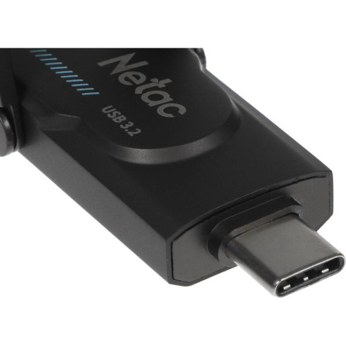 Флеш Диск Netac 256GB US9 NT03US9C-256G-32TA USB3.2 серый