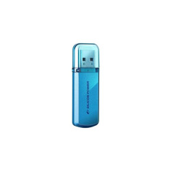 Флеш Диск Silicon Power 32Gb Helios 101 SP032GBUF2101V1B USB2.0 синий