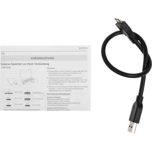 Жесткий диск A-Data USB 3.1 1Tb AHV320-1TU31-CBK HV320 2.5