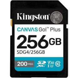 Флеш карта SDXC 256GB Kingston SDG4/256GB Canvas Go! Plus V30 + adapter