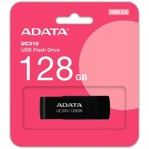 Флеш Диск A-Data 128GB UC310 UC310-128G-RBK USB3.2 черный