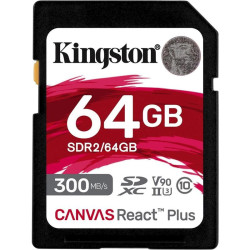 Флеш карта SDXC 64GB Kingston SDR2/64GB Canvas React Plus w/o adapter