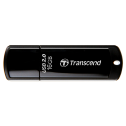 Флеш-накопитель/ Transcend 16GB JetFlash 350 (Black) USB 2.0