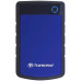 Portable HDD 4TB Transcend StoreJet 25H3 (Blue), Anti-shock protection, One-touch backup, USB 3.1 Gen1, 132x81x25mm, 298g /3 года/ Portable HDD 4TB Transcend StoreJet 25H3 (Blue), Anti-shock protection, One-touch backup, USB 3.1 Gen1, 132x81x25mm, 298g /3 года/
