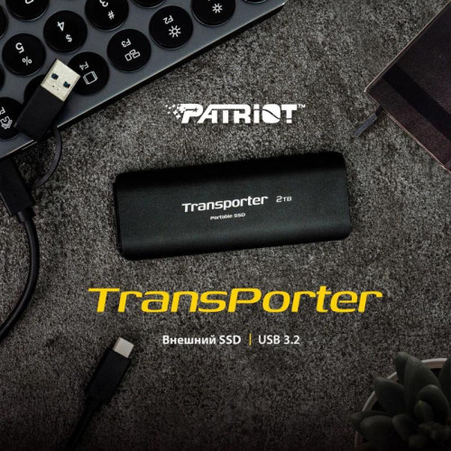 Накопитель SSD Patriot USB-C 512GB PTP512GPEC Transporter 2.5