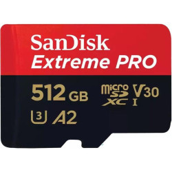 Флеш карта microSDXC 512GB Sandisk SDSQXCD-512G-GN6MA Extreme Pro + adapter