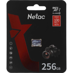 Флеш карта microSDXC 256GB Netac P500 Ultra w/o adapter
