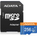 Флеш карта microSDXC 256GB A-Data AUSDX256GUICL10A1-RA1 Premier Pro + adapter