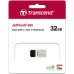 Флеш-накопитель/ Transcend 32GB JetFlash 880, Silver Plating, OTG