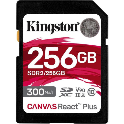 Флеш карта SDXC 256GB Kingston SDR2/256GB Canvas React Plus w/o adapter