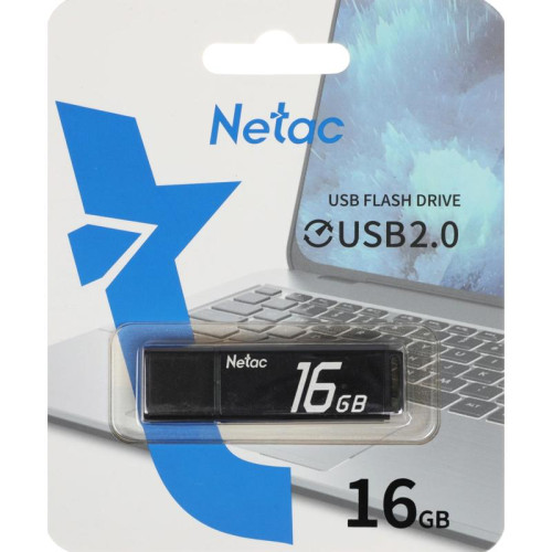 Флеш Диск Netac 16Gb U351 NT03U351N-016G-20BK USB2.0 серый