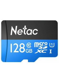 Флеш карта microSDXC 128GB Netac NT02P500STN-128G-S P500 w/o adapter