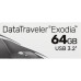 Флеш Диск Kingston 64Gb DataTraveler Exodia DTX/64GB USB3.2 черный/голубой Флеш Диск Kingston 64Gb DataTraveler Exodia DTX/64GB USB3.2 черный/голубой
