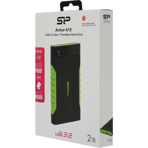 Жесткий диск Silicon Power USB 3.0 2Tb SP020TBPHDA15S3K A15 Armor 2.5