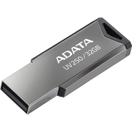 Флеш Диск A-Data 32Gb UV250 AUV250-32G-RBK USB2.0 серебристый