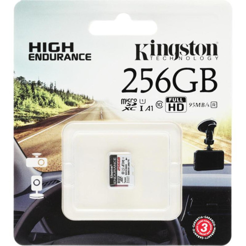 Флеш карта microSDXC 256GB Kingston SDCE/256GB High Endurance w/o adapter