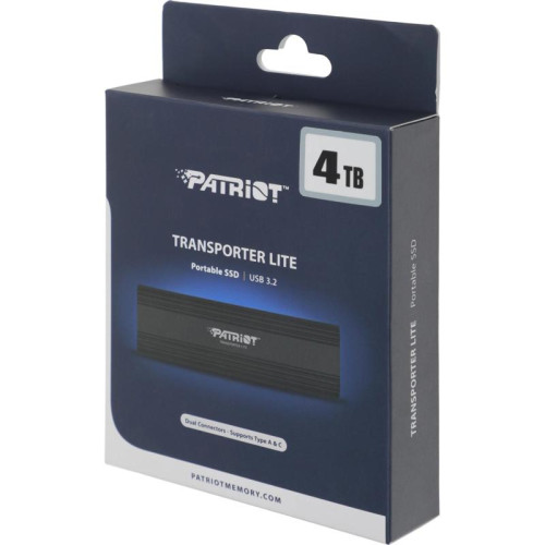 Накопитель SSD Patriot USB-C 4TB PTPL4TBPECB Lite Transporter 2.5