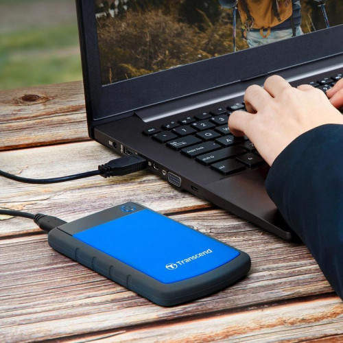 Жесткий диск Transcend USB 3.0 1Tb TS1TSJ25H3B StoreJet 25H3 (5400rpm) 2.5