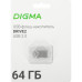 Флеш Диск Digma 64Gb DRIVE2 DGFUM064A20SR USB2.0 серебристый