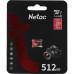 Флеш карта microSDXC 512GB Netac NT02P500PRO-512G-S P500 Extreme Pro