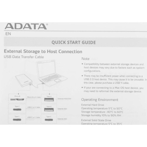 Жесткий диск A-Data USB3.0 1TB AHD680-1TU31-CBL HD680 DashDrive Durable 2.5
