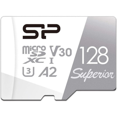 Флеш карта microSDXC 128GB Silicon Power SP128GBSTXDA2V20SP Superior + adapter
