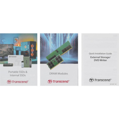 Накопитель SSD Transcend USB-C 500GB TS500GESD265C серый