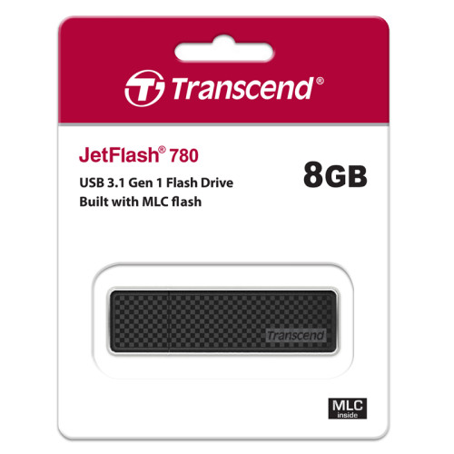 Флеш-накопитель/ Transcend 8GB JetFlash 780 (Black) USB 3.0