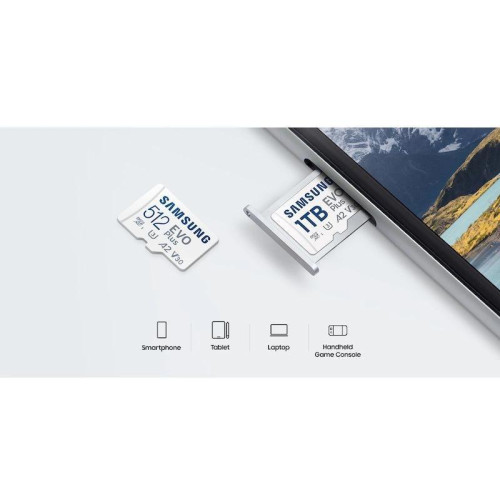 Флеш карта microSDXC 512GB Samsung MB-MC512SA/EU EVO Plus + adapter