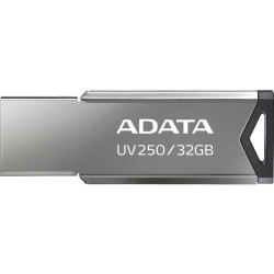Флеш Диск A-Data 32Gb UV250 AUV250-32G-RBK USB2.0 серебристый