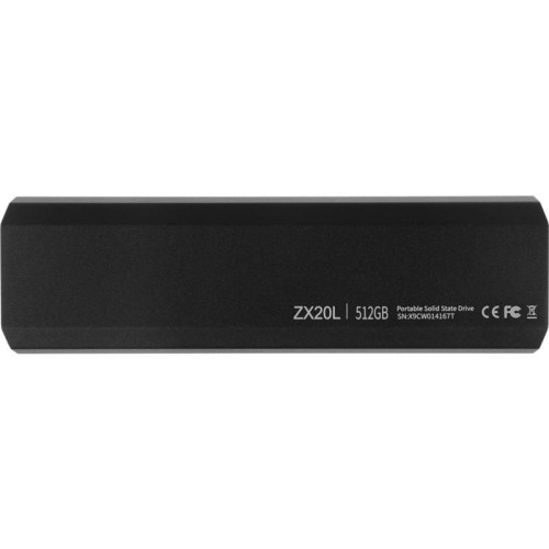 Накопитель SSD Netac USB-C 512GB NT01ZX20L-512G-32BK ZX20L черный