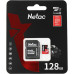 Флеш карта microSDXC 128GB Netac NT02P500PRO-128G-R P500 Extreme Pro + adapter