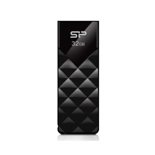 Флеш Диск Silicon Power 32Gb Ultima U03 SP032GBUF2U03V1K USB2.0 черный