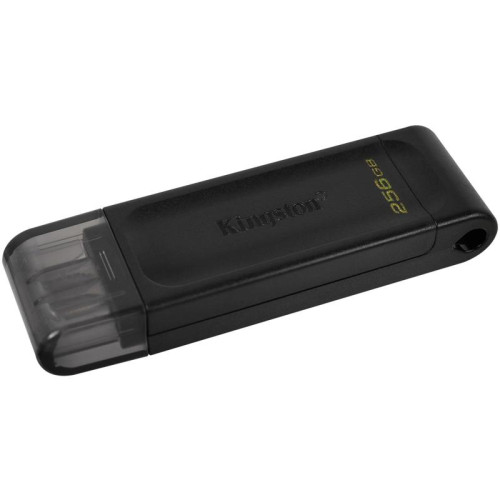 Флеш Диск Kingston 256Gb DataTraveler 70 Type-C DT70/256GB USB3.2 черный