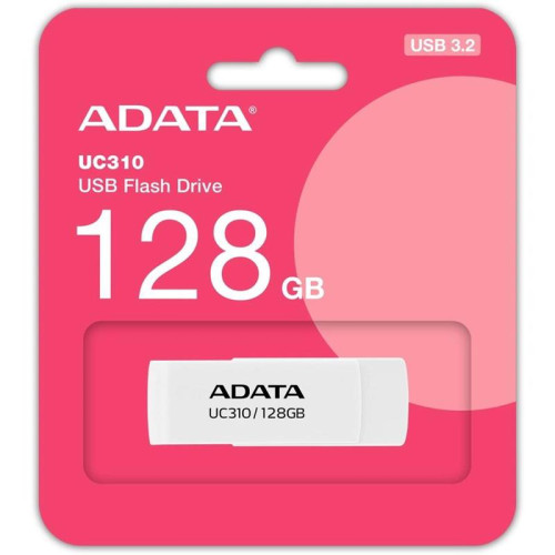 Флеш Диск A-Data 128GB UC310 UC310-128G-RWH USB3.2 белый