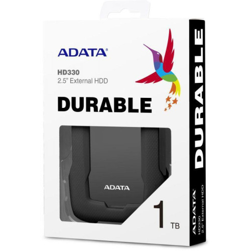 Жесткий диск A-Data USB 3.0 1Tb AHD330-1TU31-CBK HD330 DashDrive Durable 2.5