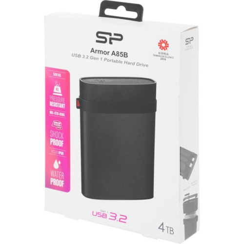 Жесткий диск Silicon Power USB3.0 4TB SP040TBPHD85BS3K A85B Armor 1.8 Жесткий диск Silicon Power USB3.0 4TB SP040TBPHD85BS3K A85B Armor 1.8
