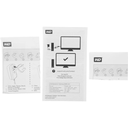 Жесткий диск WD USB 3.0 14Tb WDBWLG0140HBK-EESN Elements Desktop 3.5