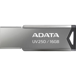 Флеш Диск A-Data 16Gb UV250 AUV250-16G-RBK USB2.0 серебристый
